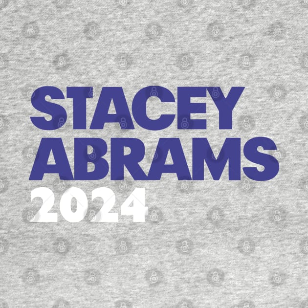 Stacey Abrams For 2024 President Purple Campaign Logo Sticker by BlueWaveTshirts